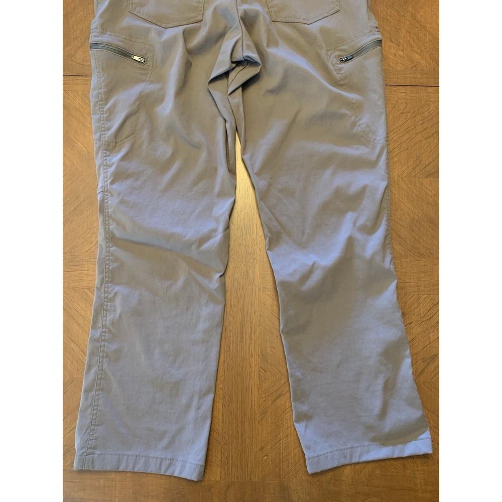 Wrangler Outdoor Summer Hiking Pants 36x29.5 Men's Tan Stretch Cargo Care 307 - Picture 10 of 16